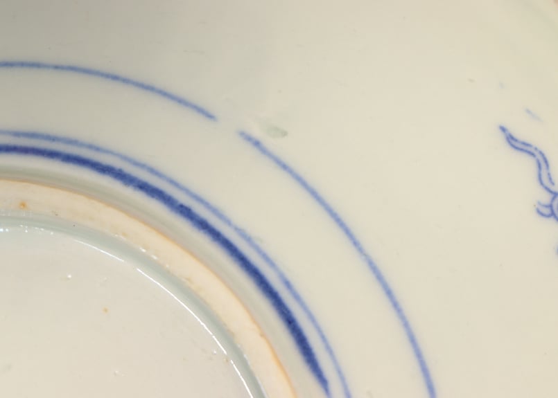 明治後期～大正銅判羽根市松図8寸皿 | 吉祥寺PukuPuku