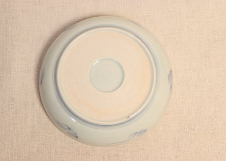 江戸後期染付龍と宝珠図春寒鉢② 少かたつき