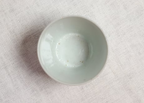 江戸中期染付幾何学文と井桁図猪口 ノミホツ