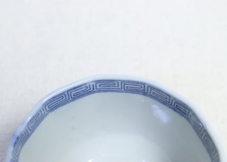 明治後期～大正銅判牡丹唐草図向付