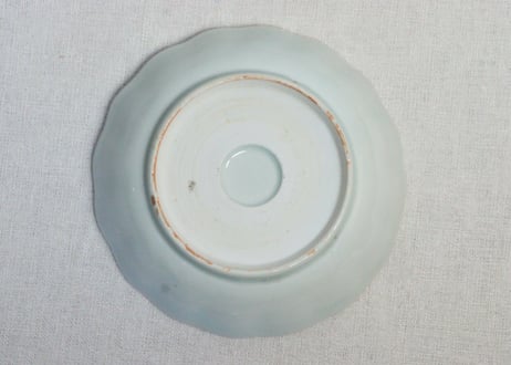 江戸幕末染付鼠大根図なます皿②　少甘手
