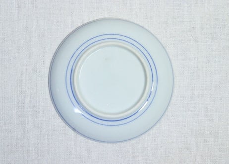 明治後期～大正銅判鳳凰図小皿