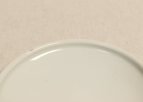 大正～昭和戦前色絵雪輪図つぼ碗 黒点
