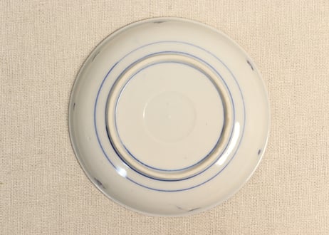 明治後期～大正銅判巻物と兎図小皿①