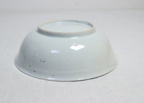 江戸中期染付総柄菊図春寒鉢
