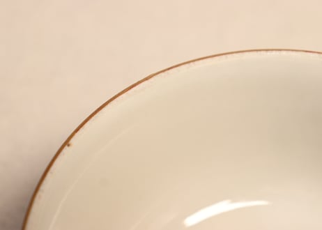 明治前期九谷焼色絵家風景図通り物蒸茶碗