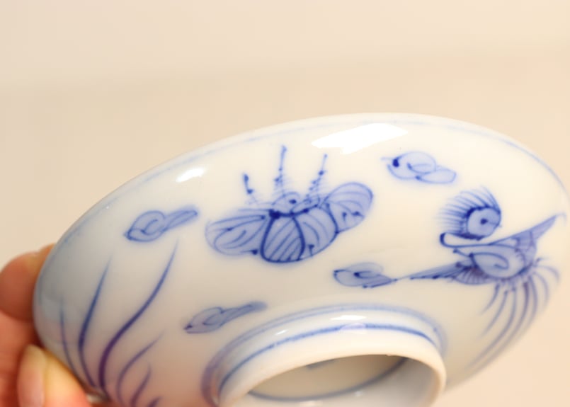 明治後期～大正染付鳳凰図飯茶碗 | 吉祥寺PukuPuku