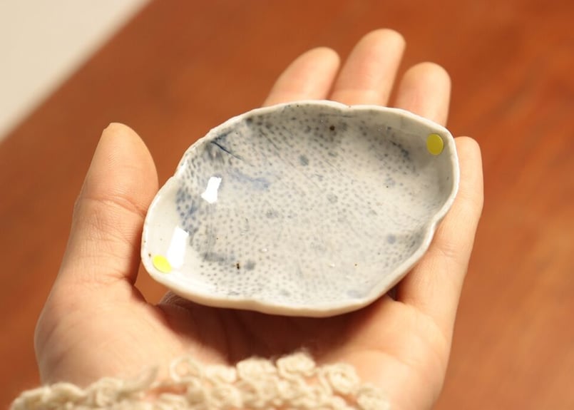 散らし小花 スモールディッシュ 小皿