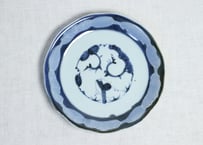 江戸幕末染付瓢箪図７寸皿①