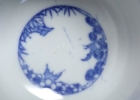 明治後期~大正銅判鶴亀図向付