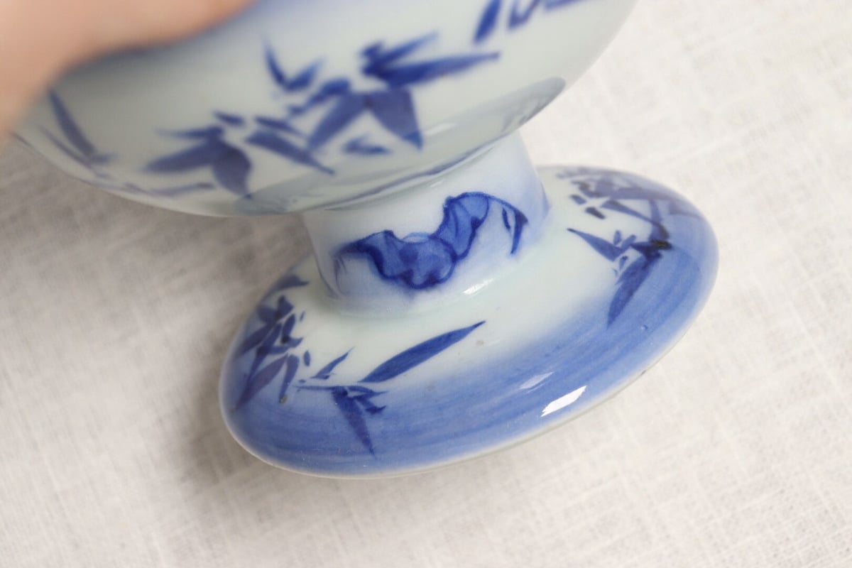 江戸幕末染付船上人物図盃洗 | 吉祥寺PukuPuku