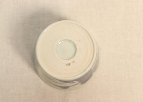 江戸幕末染付山水図猪口①