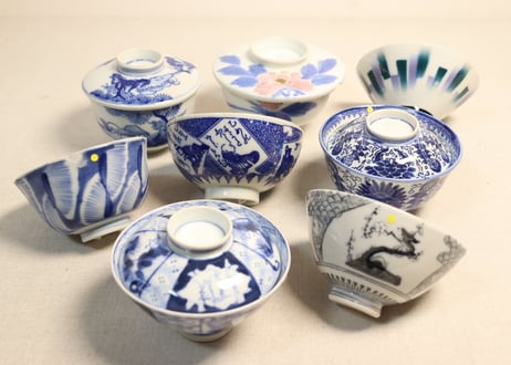 【金継ぎ用】キズ向付・湯呑・茶碗10客セット