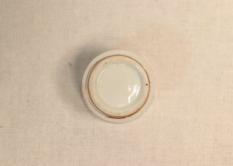明治前期色絵網引き人物と牡丹図のぞき