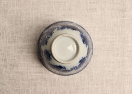 明治前期染付梅花図向付