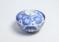 明治後期～大正銅判蝶図飯茶碗