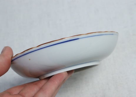 明治後期～大正銅判松竹梅図小皿