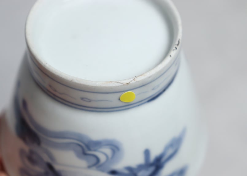 江戸中期　極上珍品　蕎麦猪口　乾隆年製　輪花貝型 江戸中期 極上珍品 蕎麦猪口 乾隆年製 輪花貝型 - メルカリ
