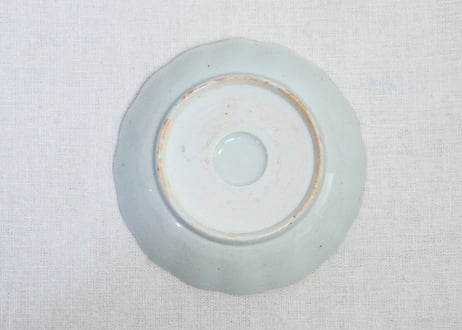 江戸幕末染付山水図なます皿