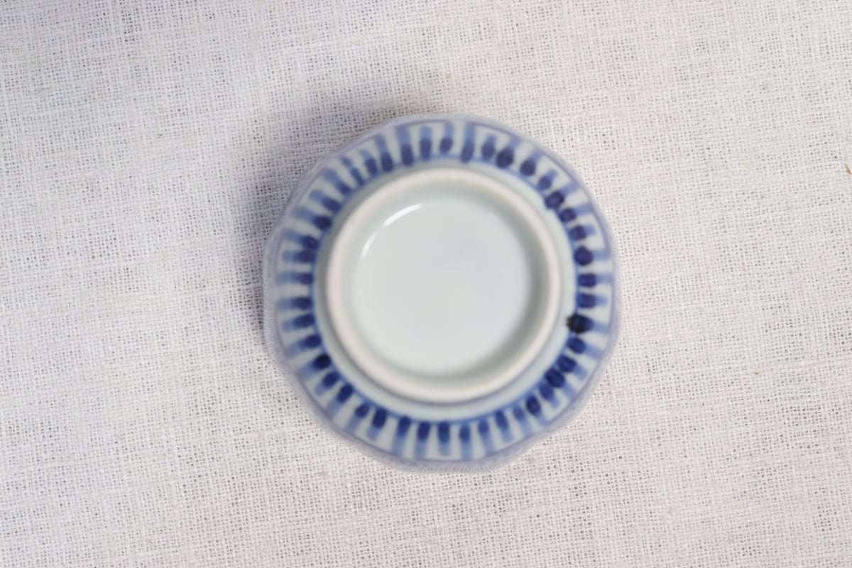 江戸幕末染付微塵唐草文向付 | 吉祥寺PukuPuku