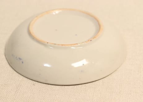 明治後期～大正銅判麦図小皿