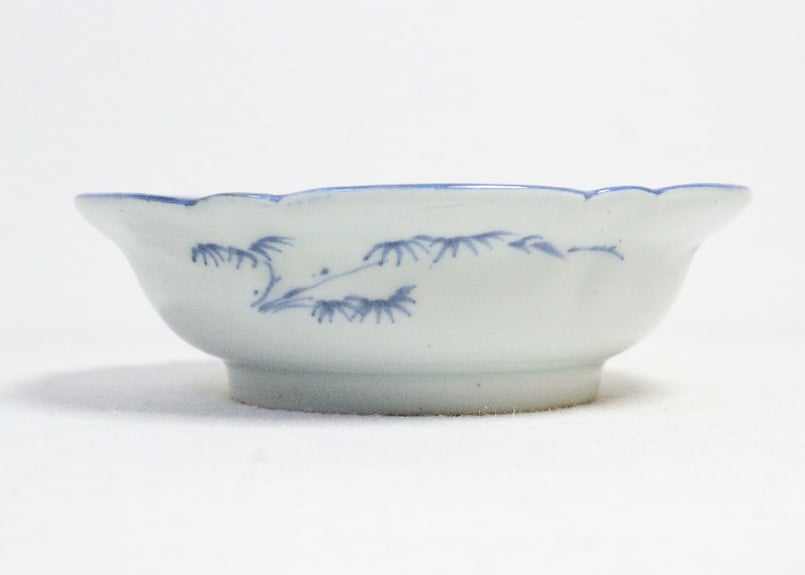 江戸後期染付蕪図六弁なます皿 5客組 | 吉祥寺PukuPuku