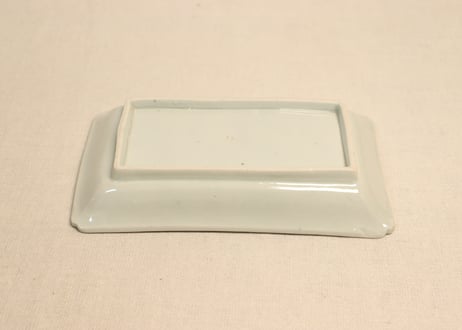 江戸後期色絵山水図長皿②　少かたつき