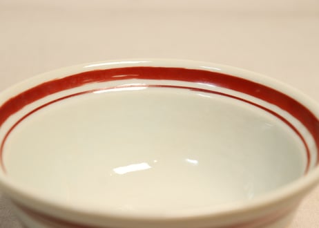 昭和戦前色絵梅図蓋付丼①