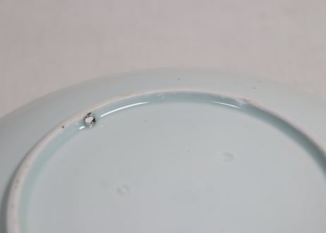 江戸幕末染付瓢箪図7寸皿