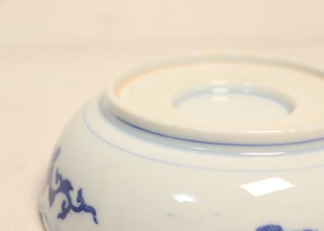 明治後期～大正銅判菊図大なます皿