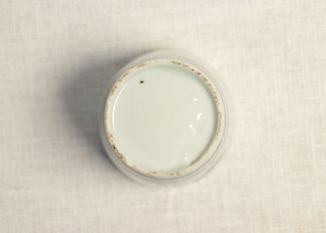 江戸中期染付蔦図猪口