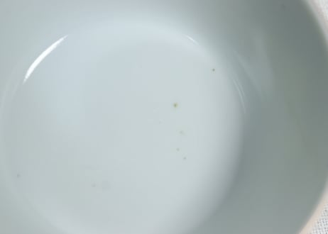 明治後期~大正染付金彩牡丹図つぼ碗