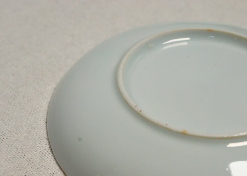 明治後期～大正色絵雀に稲徳図小皿 | 吉祥寺PukuPuku