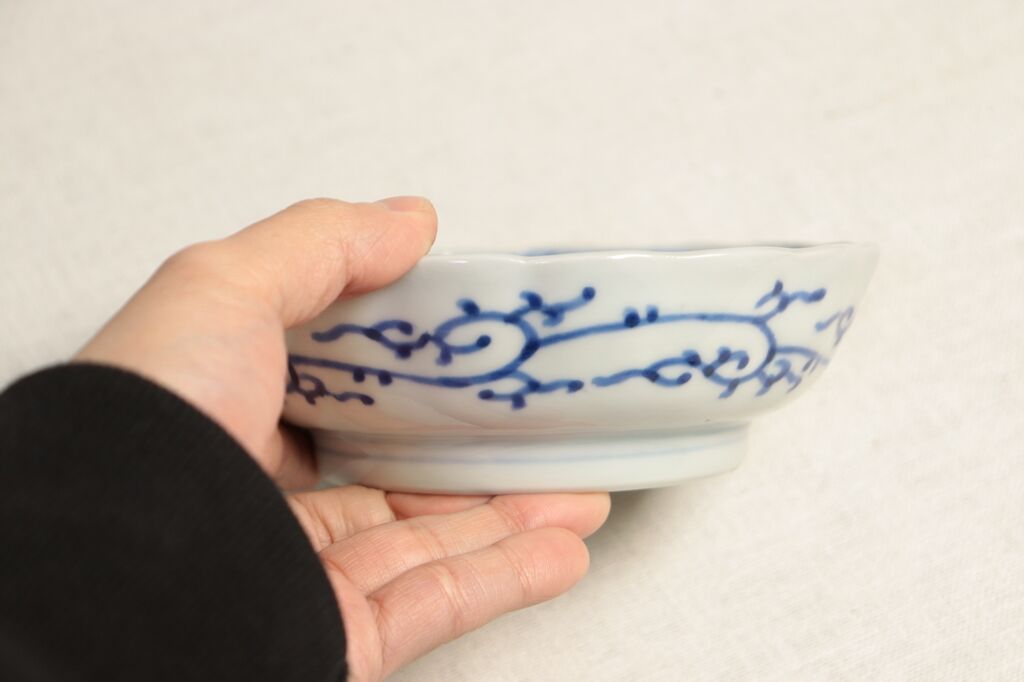 江戸幕末染付微塵唐草文なます皿 | 吉祥寺PukuPuku 江戸幕末染付微塵唐草文なます皿 | 吉祥寺PukuPuku