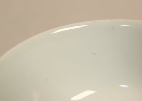 明治後期~大正銅判氷裂に梅図飯茶碗①