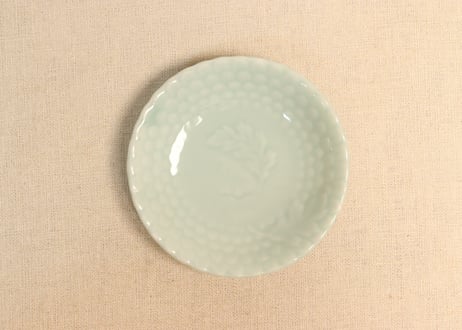 染付、盃 KS-694九谷焼色染付古九谷文様盃三 三代為吉(三つ井詠一)造