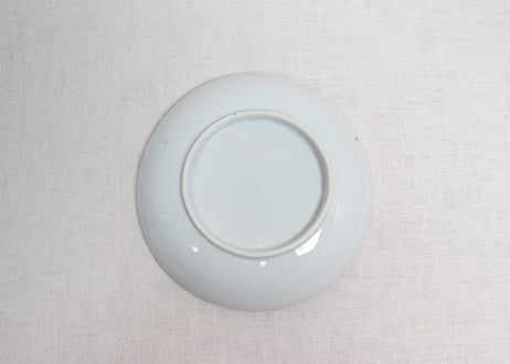 明治後期～大正銅判蛤図5寸皿①かたつき