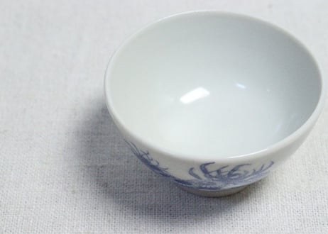 明治後期～大正銅判菊図湯呑