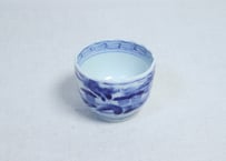明治前期染付山水図向付