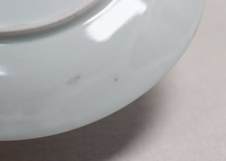 江戸幕末染付瓢箪図7寸皿