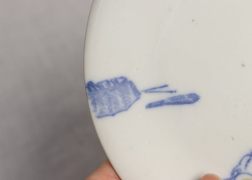 明治後期～大正銅判ネズミに小判図5寸皿 窯傷 | 吉祥寺PukuPuku