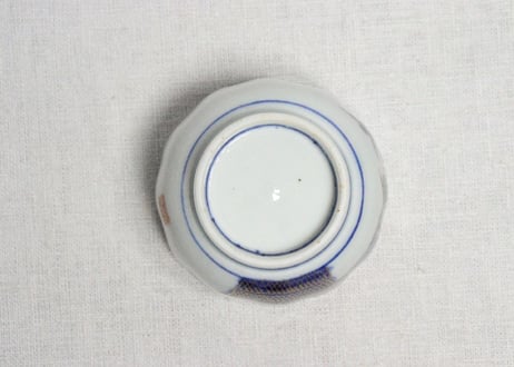 明治前期色絵生垣に松竹梅図向付