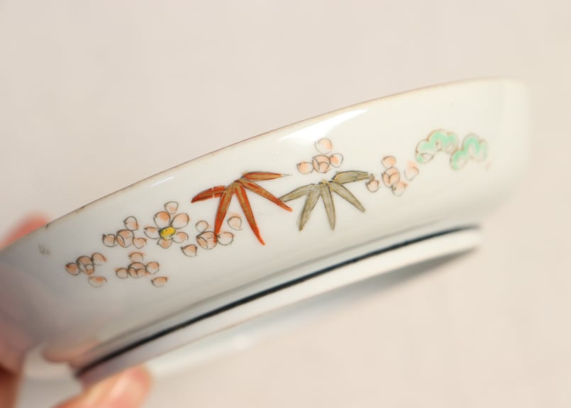 明治前期九谷焼色絵高砂図通り物小皿 | 吉祥寺PukuPuku