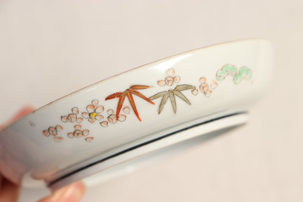 明治前期九谷焼色絵高砂図通り物小皿 | 吉祥寺PukuPuku