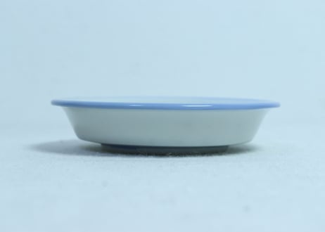 明治後期～大正銅判菊と鳥三羽図小皿