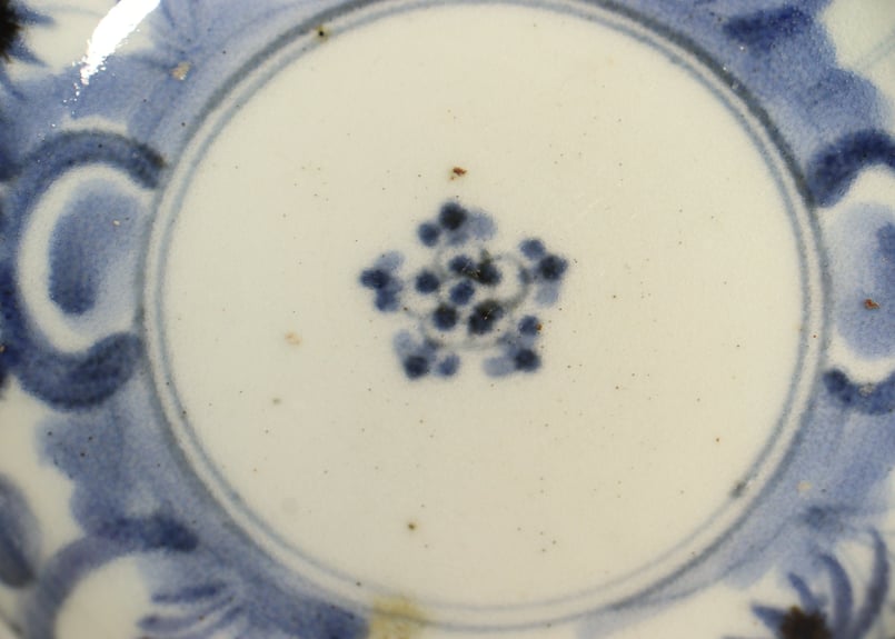 江戸中期筒江窯染付梅と竹図小皿 5客組 | 吉祥寺PukuPuku