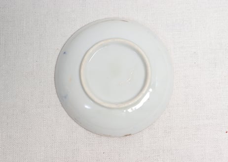 明治後期～大正銅判松竹梅放射文小皿