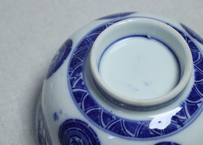 蓋物■紅葉 蓋茶碗 赤絵染付 蓋器(江戸後期～明治期) 鳩居堂 蓋鉢 時代 骨董 古伊万里 赤絵 鶴宝尽くし 富貴長春 大振り蓋茶碗 - 生活骨董と