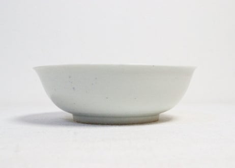 江戸中期染付総柄菊図春寒鉢