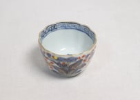 江戸幕末赤絵金彩秋海棠図通り物向付②ノミホツ